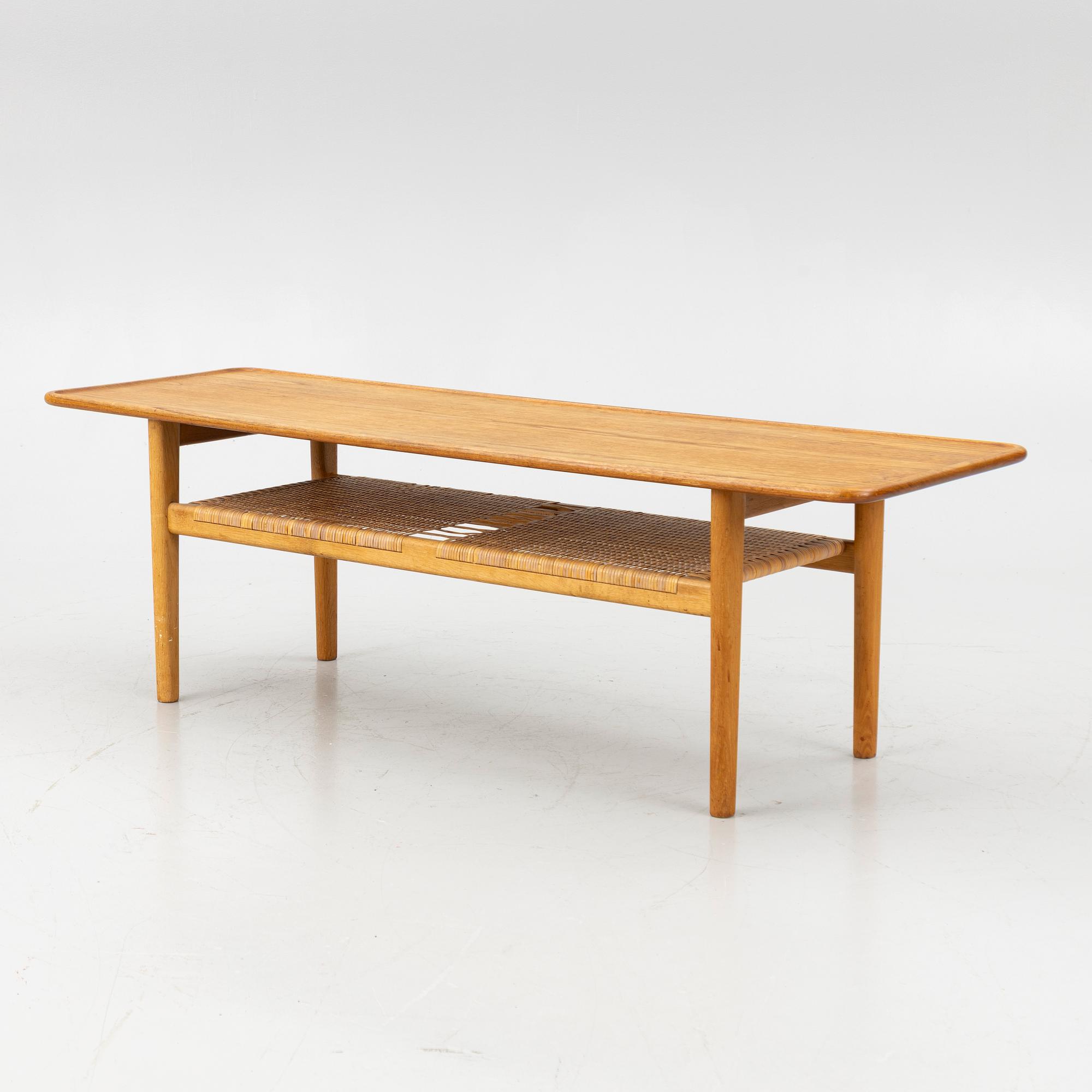 Hans J. Wegner,a  coffee table, Andreas Tuck, Denmark, 1950s/60s.