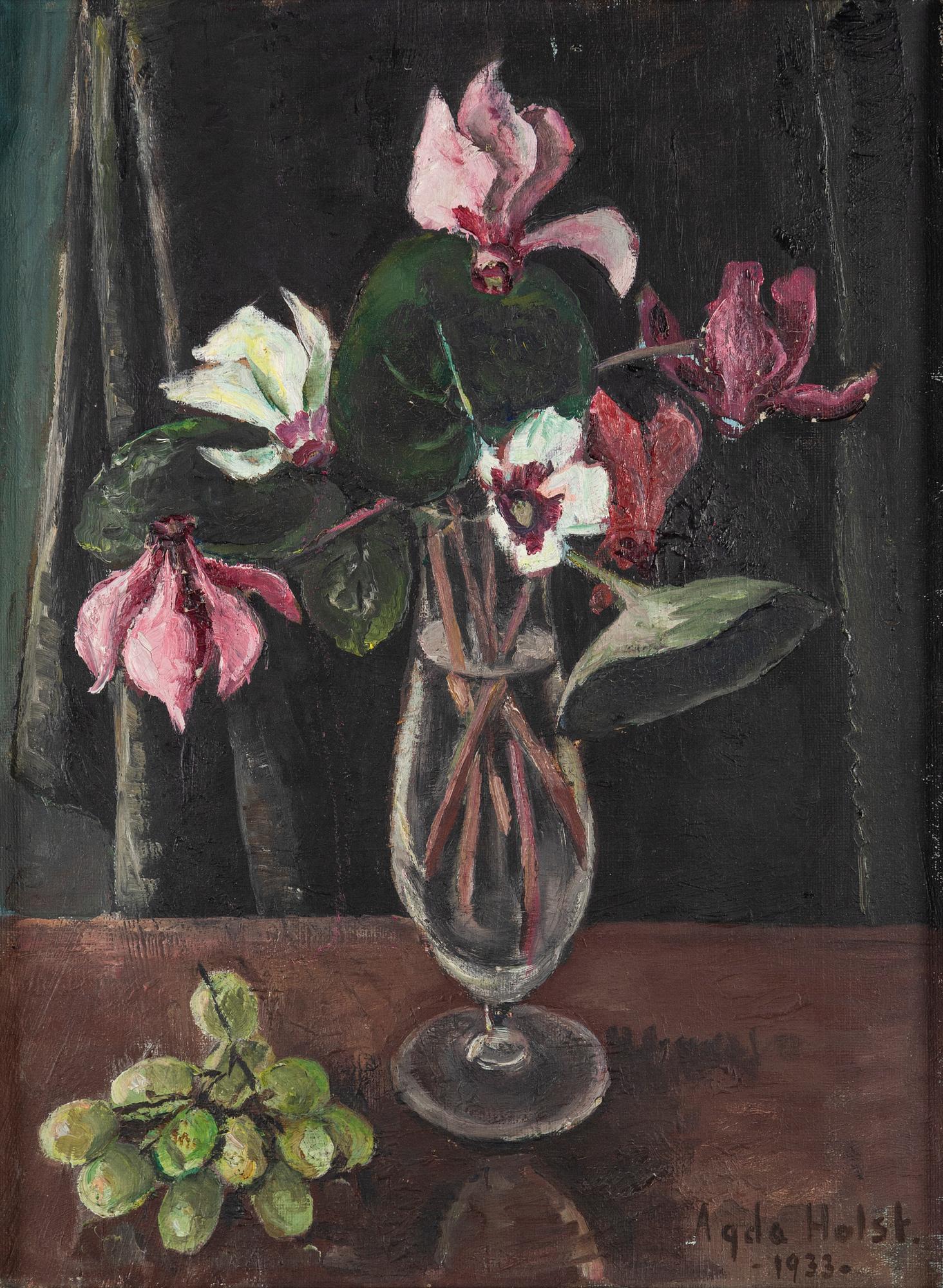 Agda Holst, oil on canvas, signed and dated 1933.