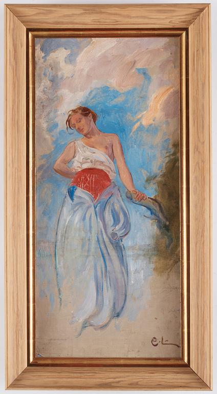 Carl Larsson, Stående kvinna.