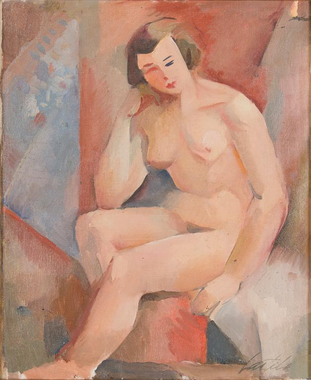 Atte Laitila, Sittande modell.