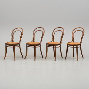 STOLAR, fyra stycken, cafémodell, 1900-talets början.