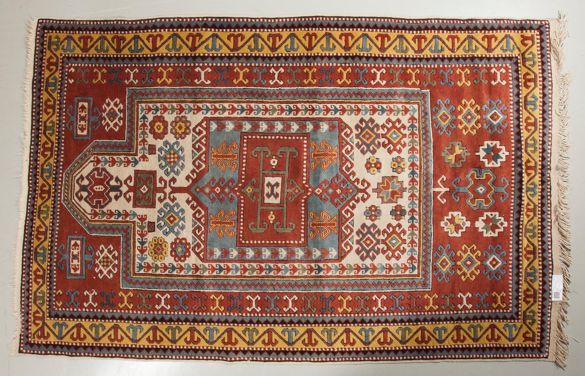MATTO, fachralo kazak, semiantik. Ca 195x125 cm.