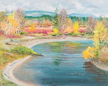 Einari Junttila, Autumn Landscape.