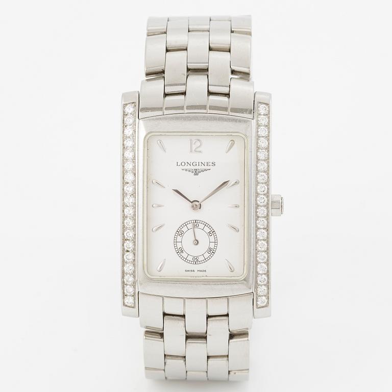 Longines, Dolce Vita, wristwatch, 26.3 x 32 (39.8) mm.