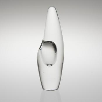 TIMO SARPANEVA, GLASSKULPTUR, "Orkidea", signerad Timo Sarpaneva 20/1983.