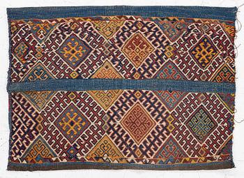 An antique soumak 'Bagface', ca 88 x 67 cm, Probably Cappadocia.