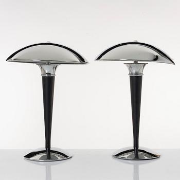 Table lamps, a pair, Dakapo, Ikea, 1993.