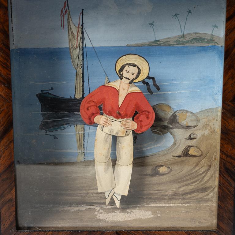 Diorama, “The Dancing Sailor”, circa 1900.