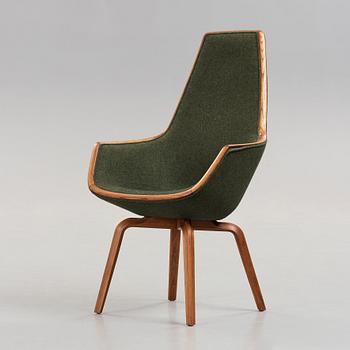 Arne Jacobsen, fåtölj, "Giraffen", Fritz Hansen, Danmark 1958.