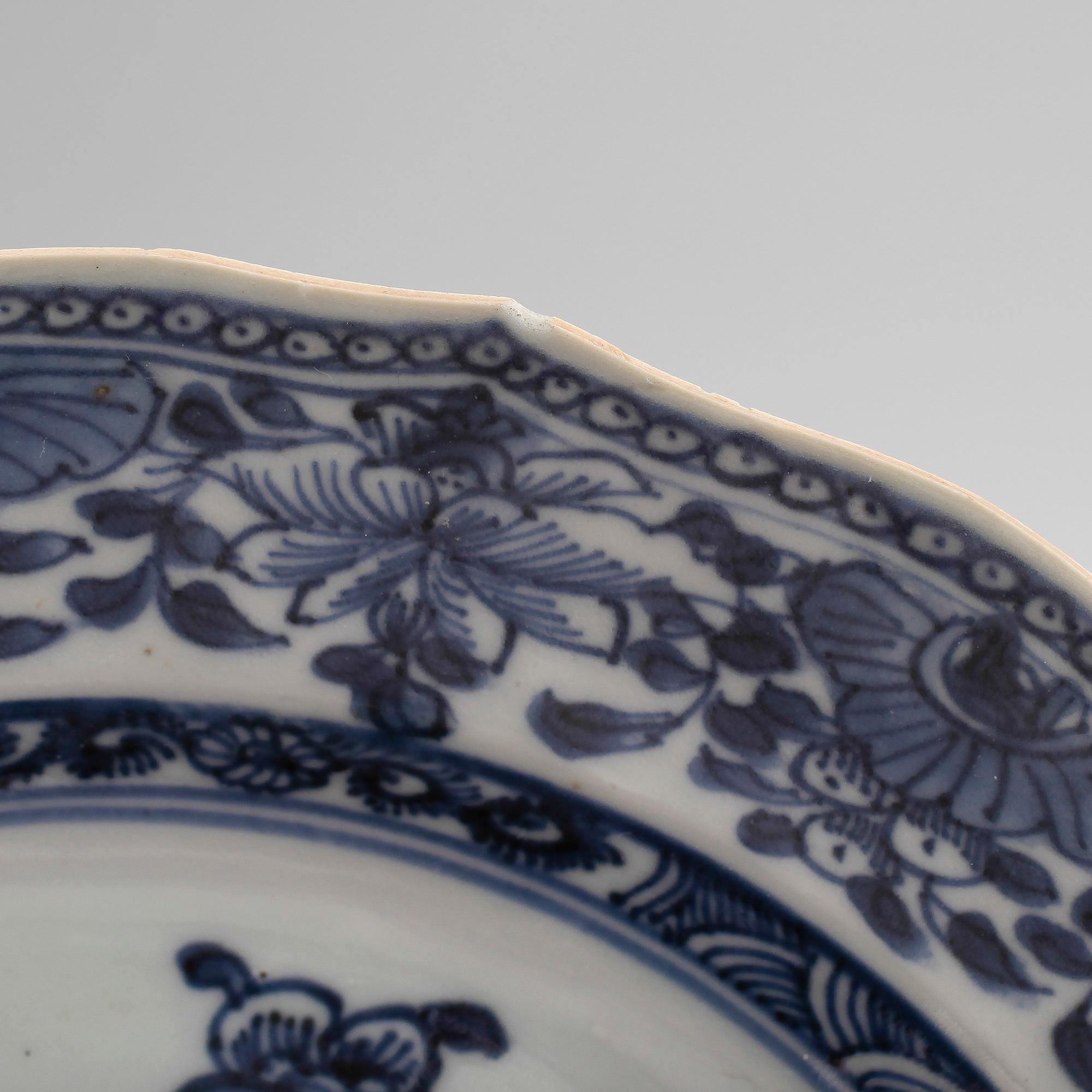 TALLRIKAR, 7 delar, porslin, Kina, 1700-/1800-tal.