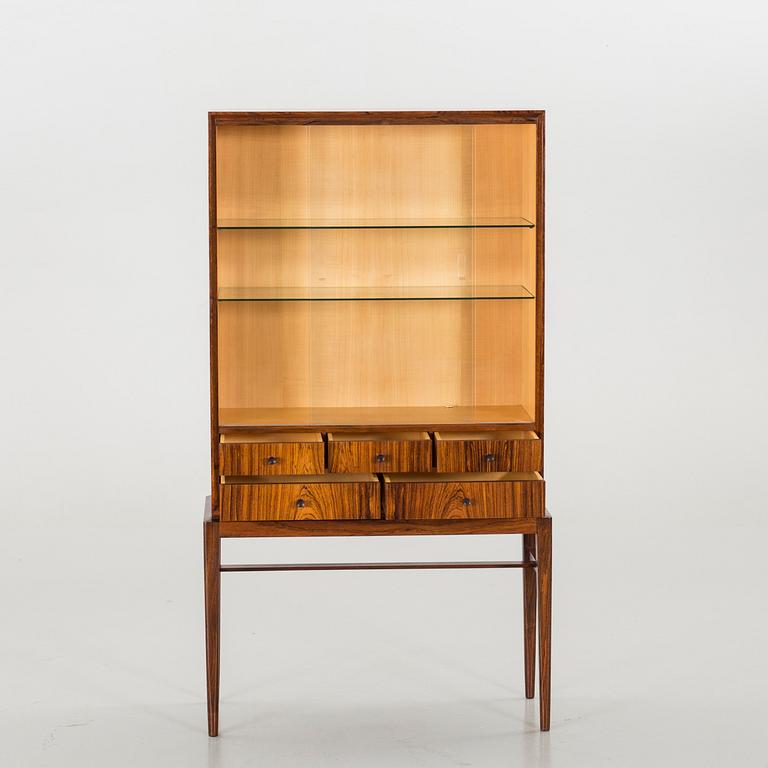 A vitrine cabinet by Svante Skogh for Seffle Möbelfabrik, second half of the 20th century. CITES-certificate.