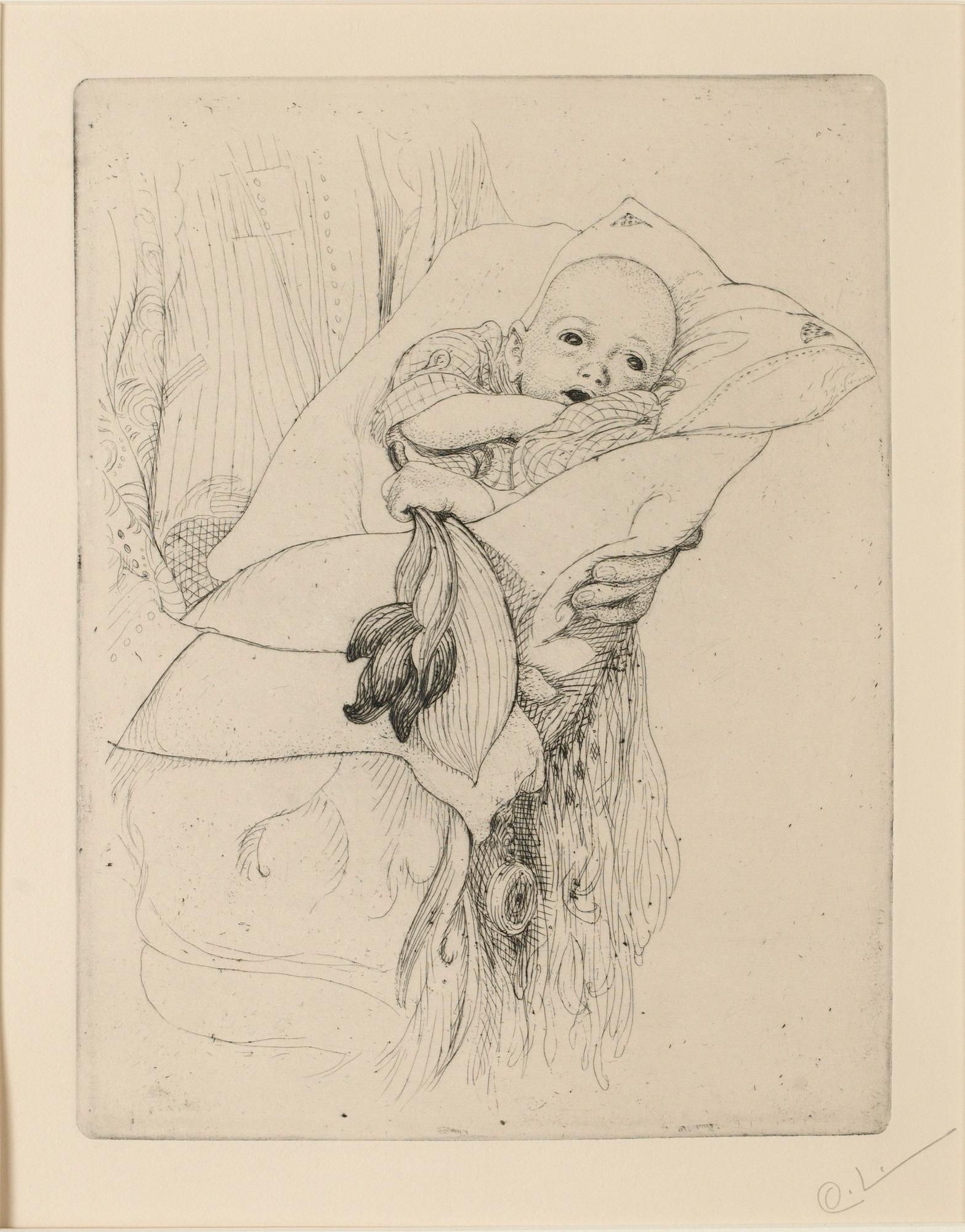 CARL LARSSON, etsning. 1913. signerad.