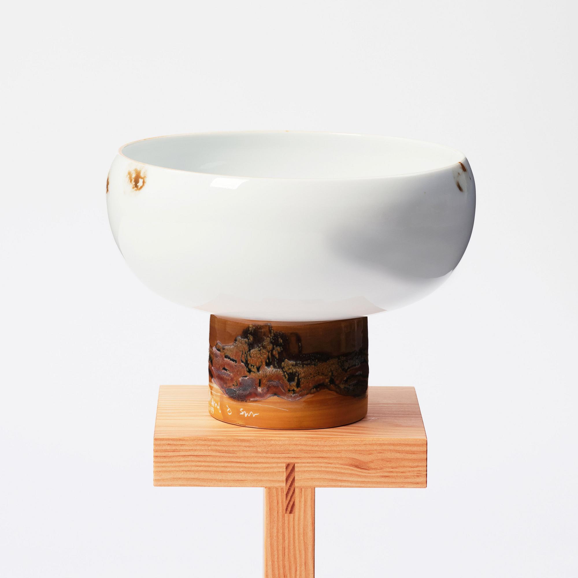 Carl-Harry Stålhane, a unique stoneware bowl, Rörstrand.