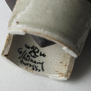 Carl-Harry Stålhane, a unique stoneware jar, Rörstrand, Sweden 1960's.