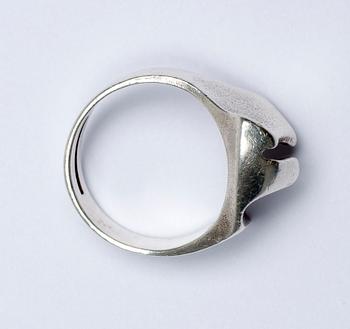 RING, sterlingsilver, Björn Weckström, Lapponia. Vikt ca 10 g.