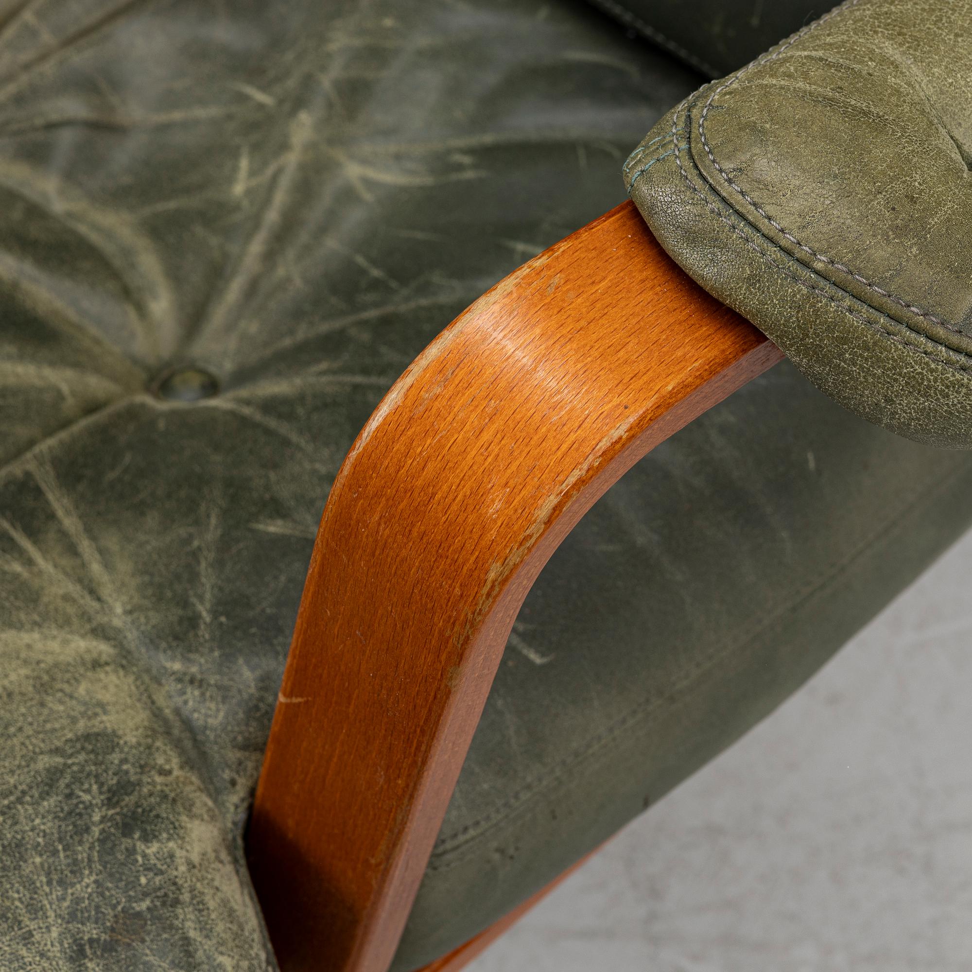 Bruno Mathsson, Armchairs, a pair, "Ingrid", Dux, late 20th century.