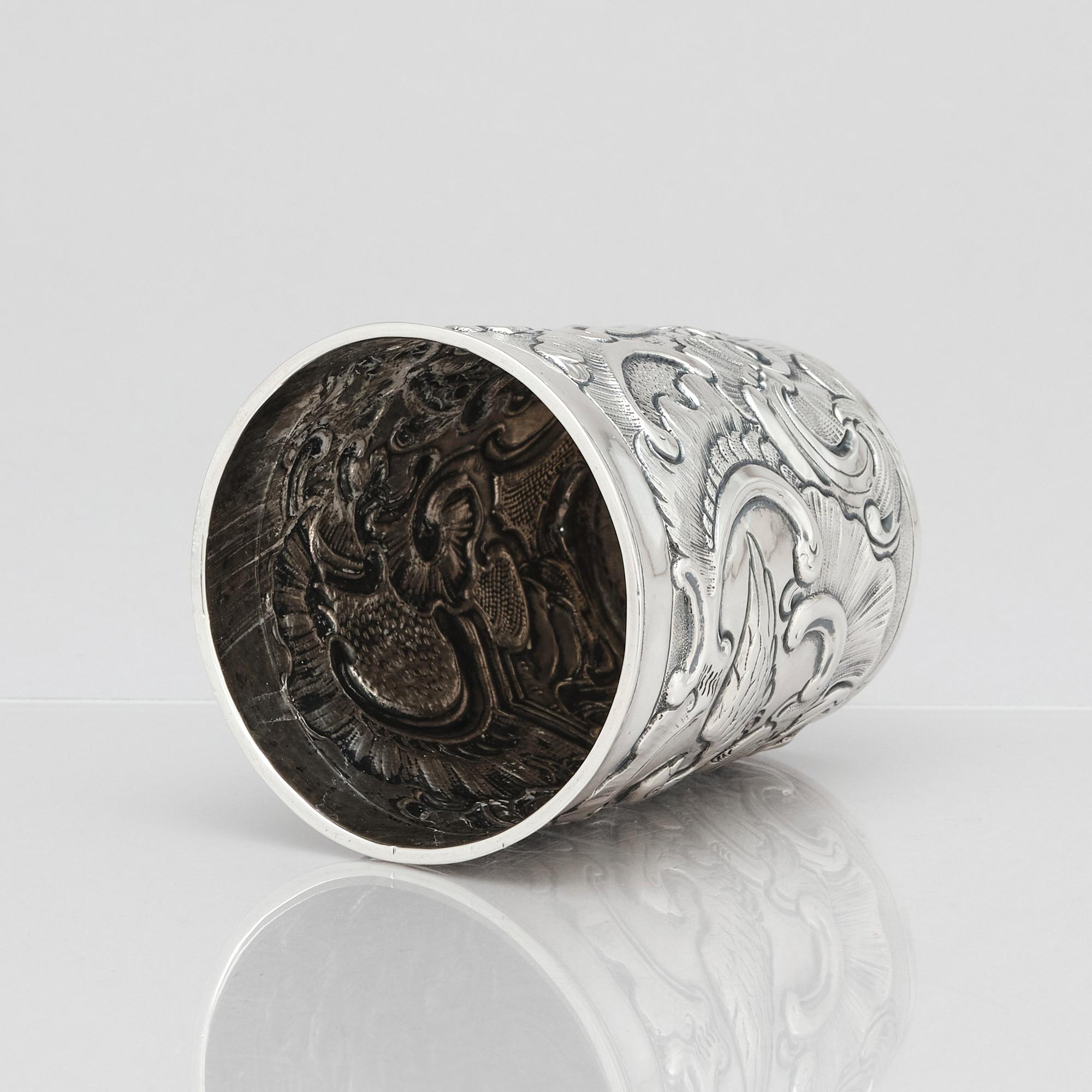 A Russian silver beaker, mark of Feodor Petrov, Moscow 1766.