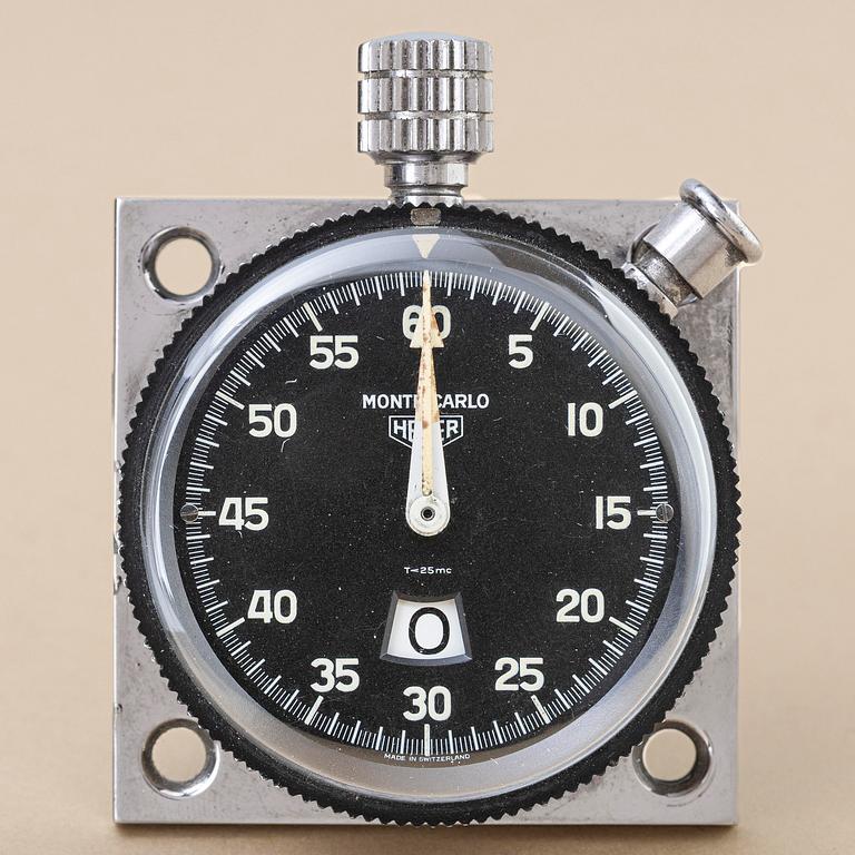 Heuer, Monte-Carlo, "Winner of the Acropolis Rally 1965 Carl Magnus Skogh and Lennart Berggren", ca 1965.