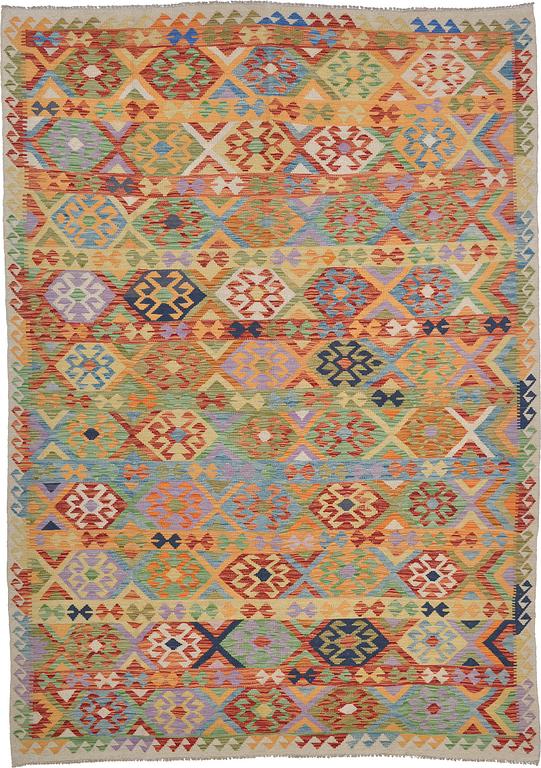 A CARPET, kilim, ca 290 x 206 cm.