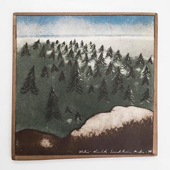 Heljä Liukko-Sundström, väggrelief, signerad Heljä Liukko-Sundström och daterad -78.