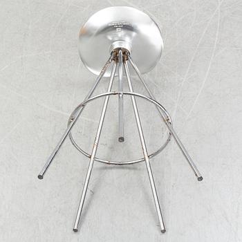 Pepe Cortes, seven 'Jamaica Stool' chrome bar stools, Amat, Spain.
