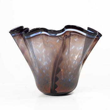 Gunnar Cyrén, a graal glass bowl, Orrefors 1992.