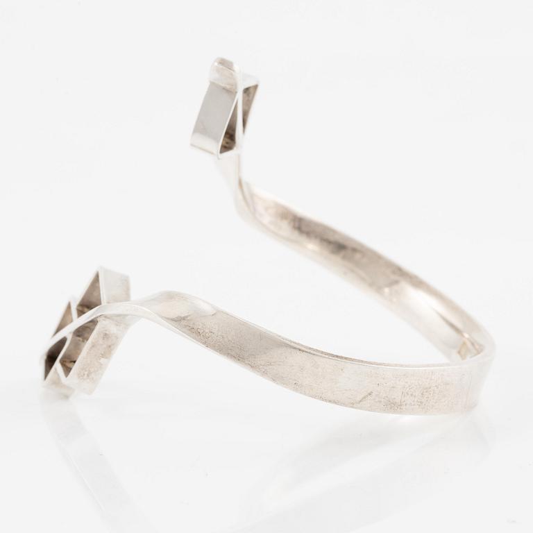 Sigurd Persson, a bangle, silver, Stockholm 1957.