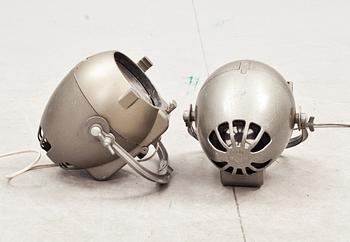 SPOTLIGTHS, 2 st, Strand Electric, England, 1900-talets andra hälft.