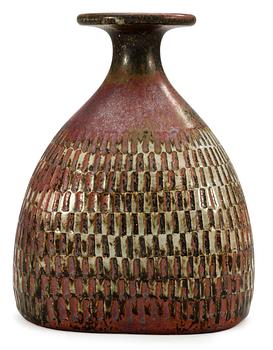 1285. A Stig Lindberg stoneware vase, Gustavsberg studio 1968.