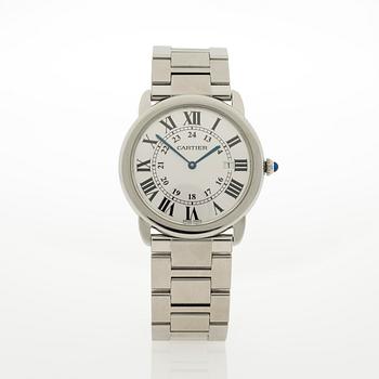 CARTIER, Ronde, wrist watch, 36 mm.