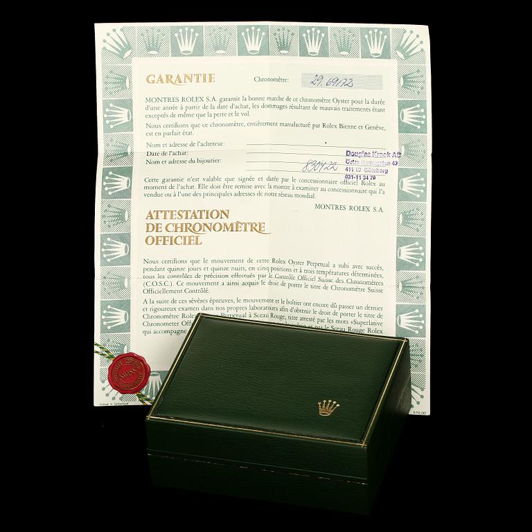 DAMARMBANDSUR, Rolex, Oyster Perpetual, date, automatisk.