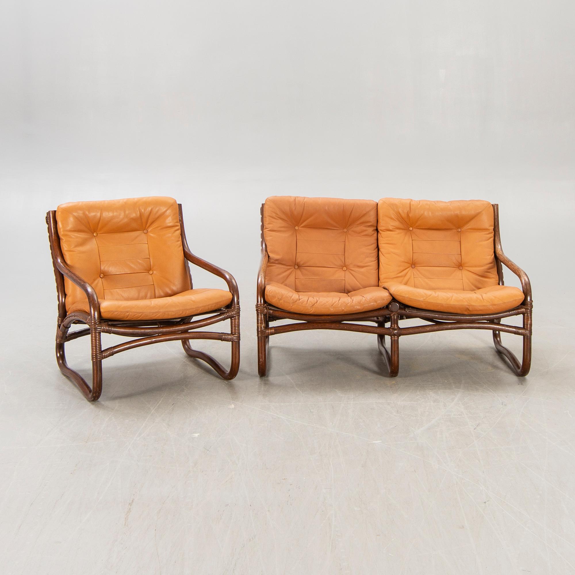 Soffgrupp, 2 delar "BADEN" IKEA, 1978.