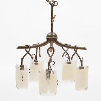 Paul Neuhaus, a ceiling lamp, Germany, late 20th century.