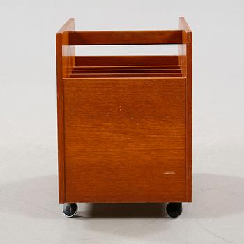 An lp-rack, model Scala, designed by Rolf Heseland, Bruksbo Tegnekontor, Bagn Möbelindustri in Norway ca 1965.