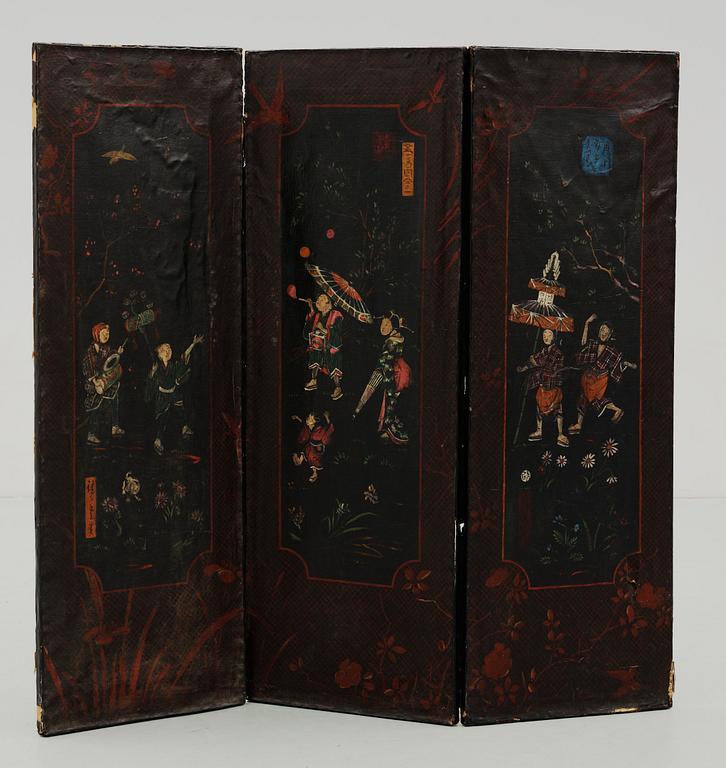 VIKSKÄRM, Kina, 1800/1900-tal.