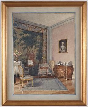 Ferdinand Boberg, Interior from the von Leithner Family Parsonage.