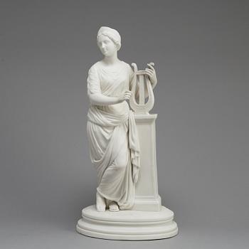 FIGUR, parian, Gustafsberg, 1800-talets andra hälft.