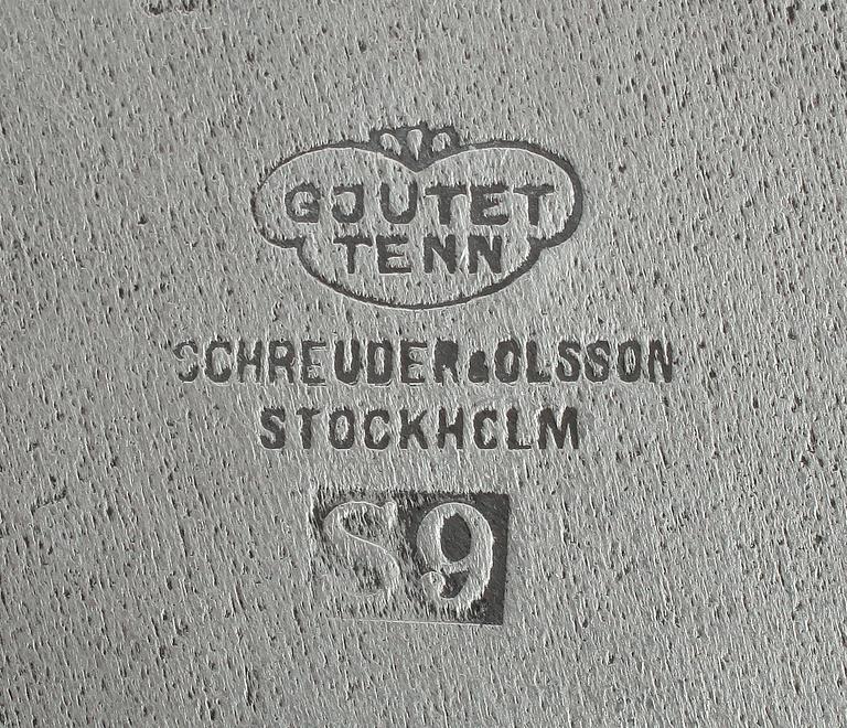 FAT, tenn, O Ahlberg, Schreuder & Olsson, Stockholm 1968.