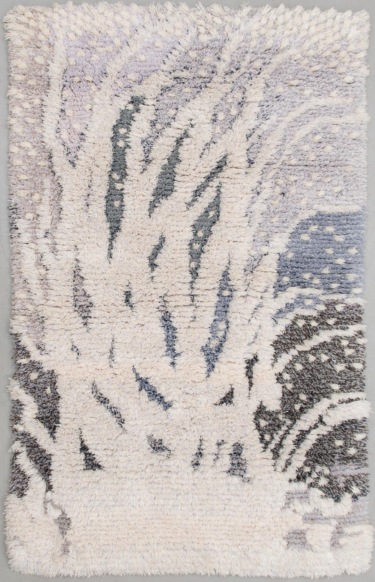 RIITTA-MAIJA OKSANEN, A Finnish long pile ryg for Helmi Vuorelma. Circa 170x110 cm.