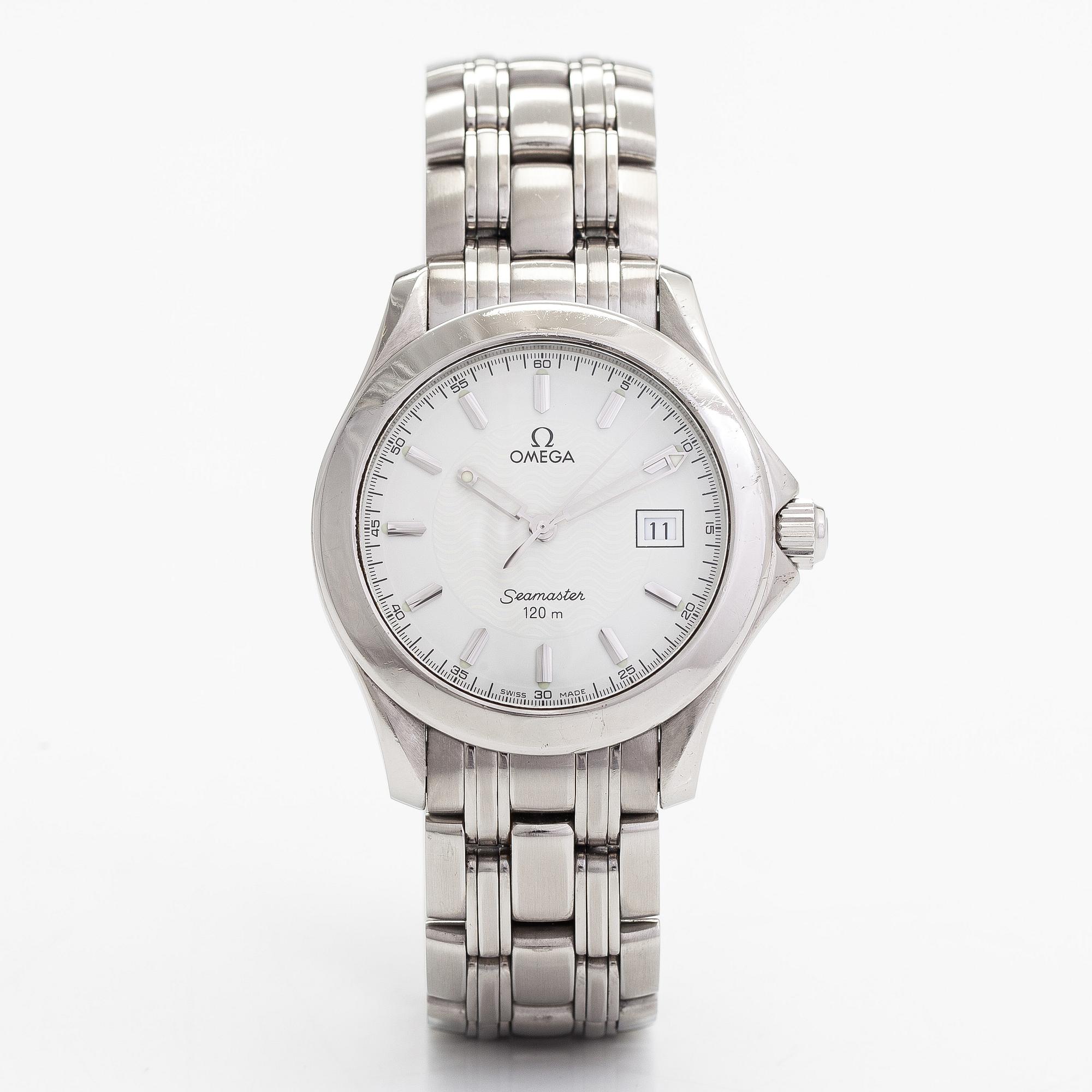 Omega, Seamaster, 120m, wristwatch, 36 mm.