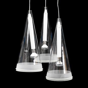 Achille Castiglioni, a 'Fucsia 1' ceiling lamp, for Flos.