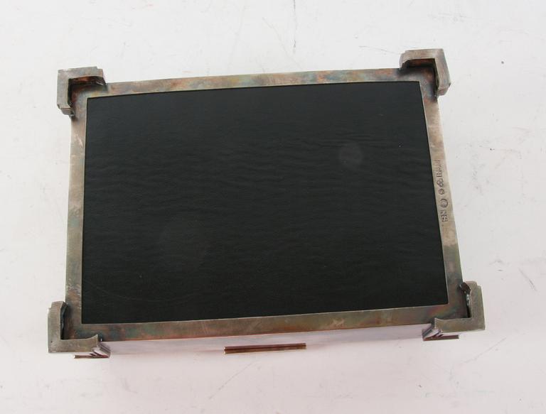 CIGARETTSKRIN, silver C.G Hallberg 1939.