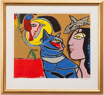 Beverloo Corneille, "Vrouw en kat".