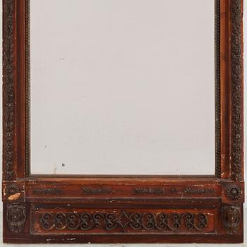 An Empire mirror, Stockholm, early 19th century.