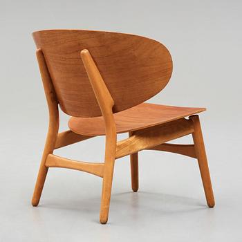 HANS J WEGNER, "Skalsæt", soffa, stol och bord, Fritz Hansen, Danmark 1950-tal.