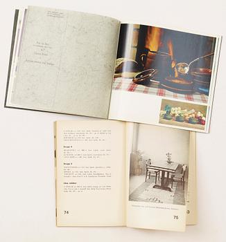 PARTI BÖCKER OCH TIDSKRIFTER, 9 delar, bla. "Der Stuhl", die Baubucher band 4, Adolf G Schneck, Stuttgart, 1928.