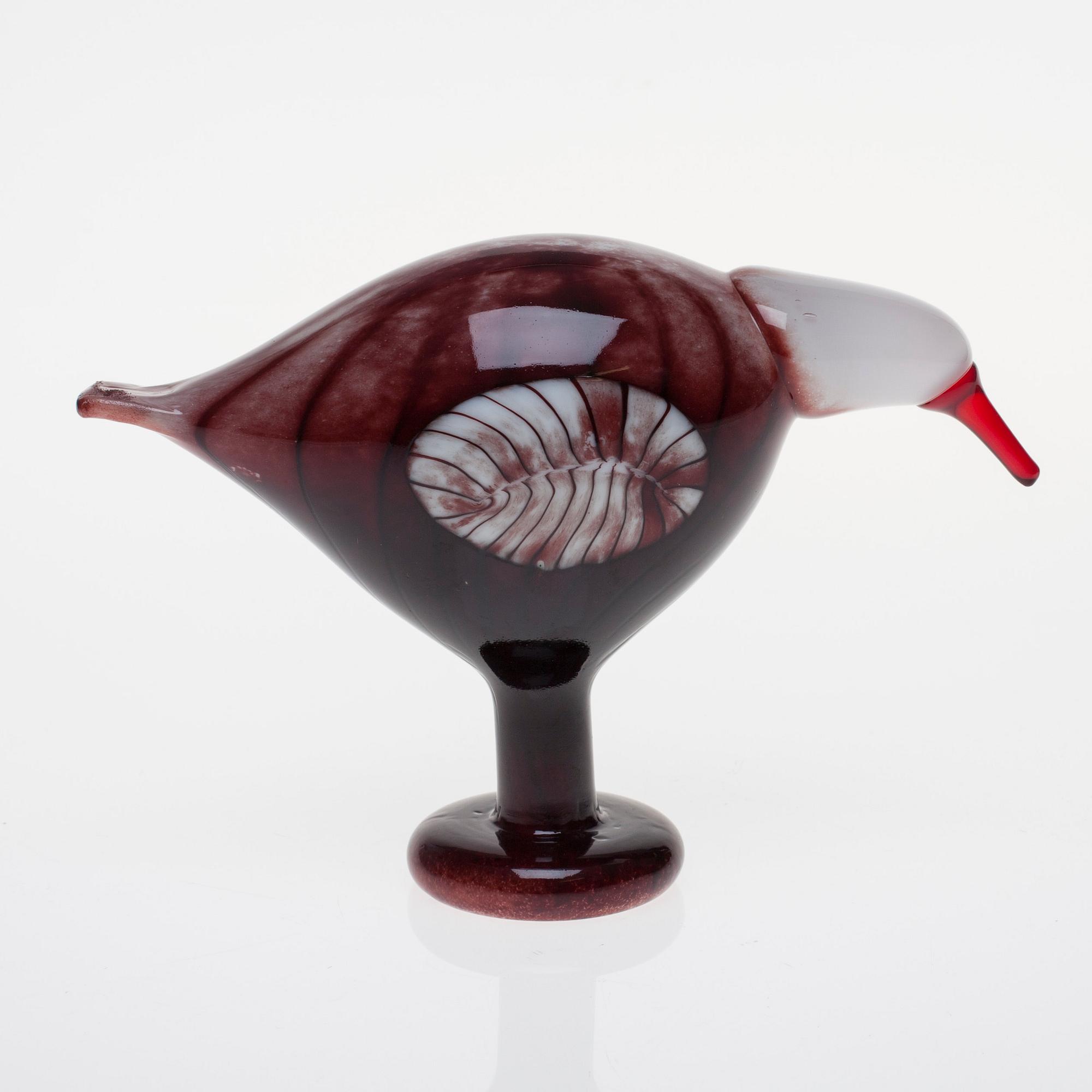 FIGURIN, glas, signerad O. Toikka, Nuutajärvi 2010.