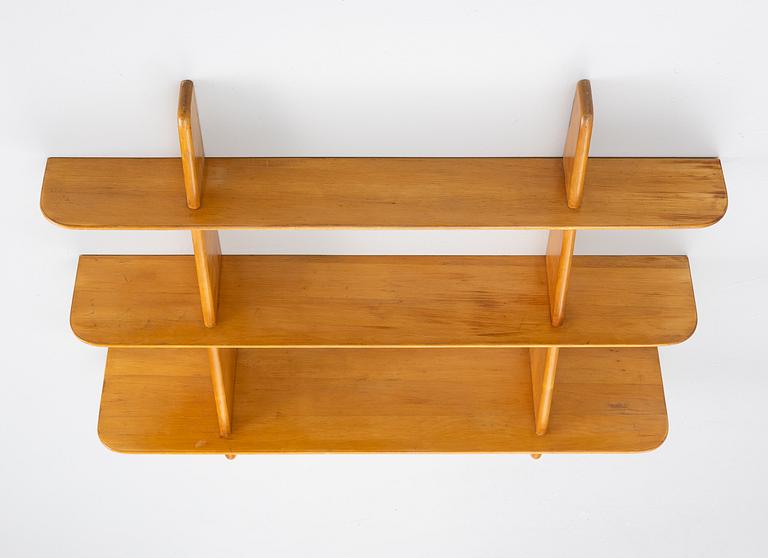 Ilmari Lappalainen, vägghylla /bokhylla "Leo", Asko 1900-talets mitt.