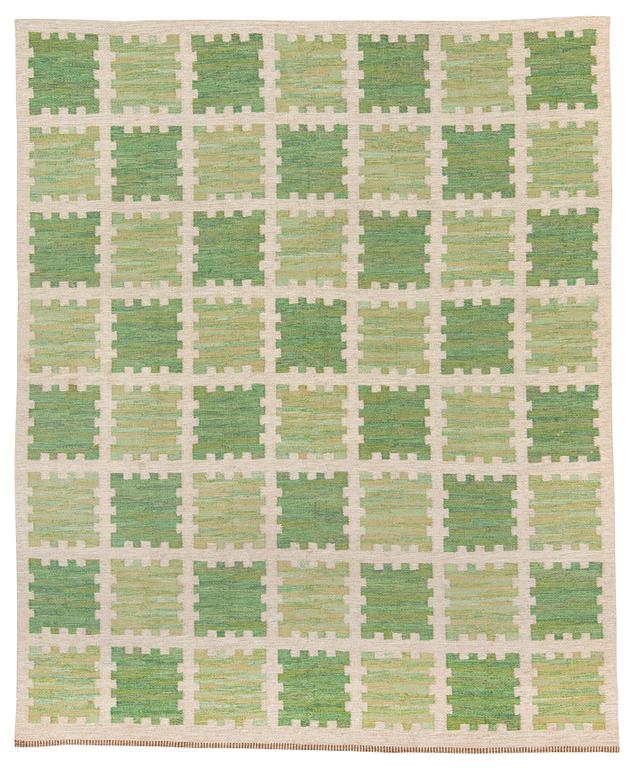 CARPET. Flat weave. 239,5 x 194 cm. Sweden 1950's.