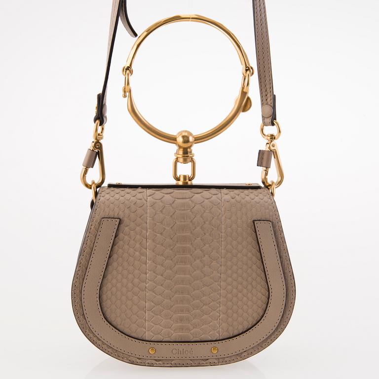 CHLOÉ Nile Bracelet Python Bag.